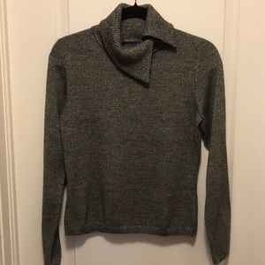 Ann Taylor Merino Wool Gray Sweater - Sz M